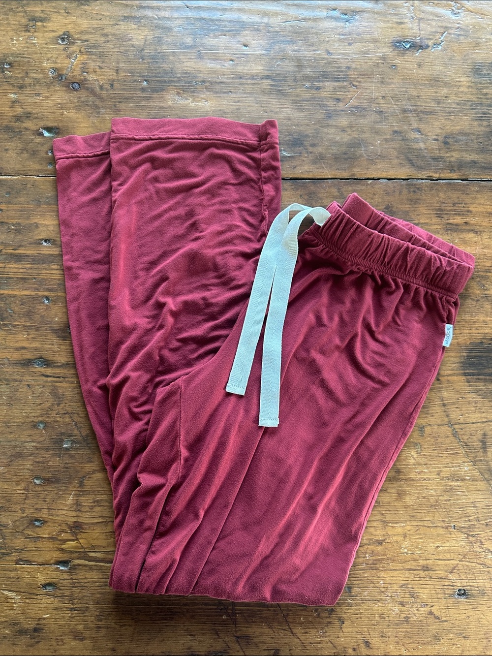 BOODY Maroon Drawstring Loungers